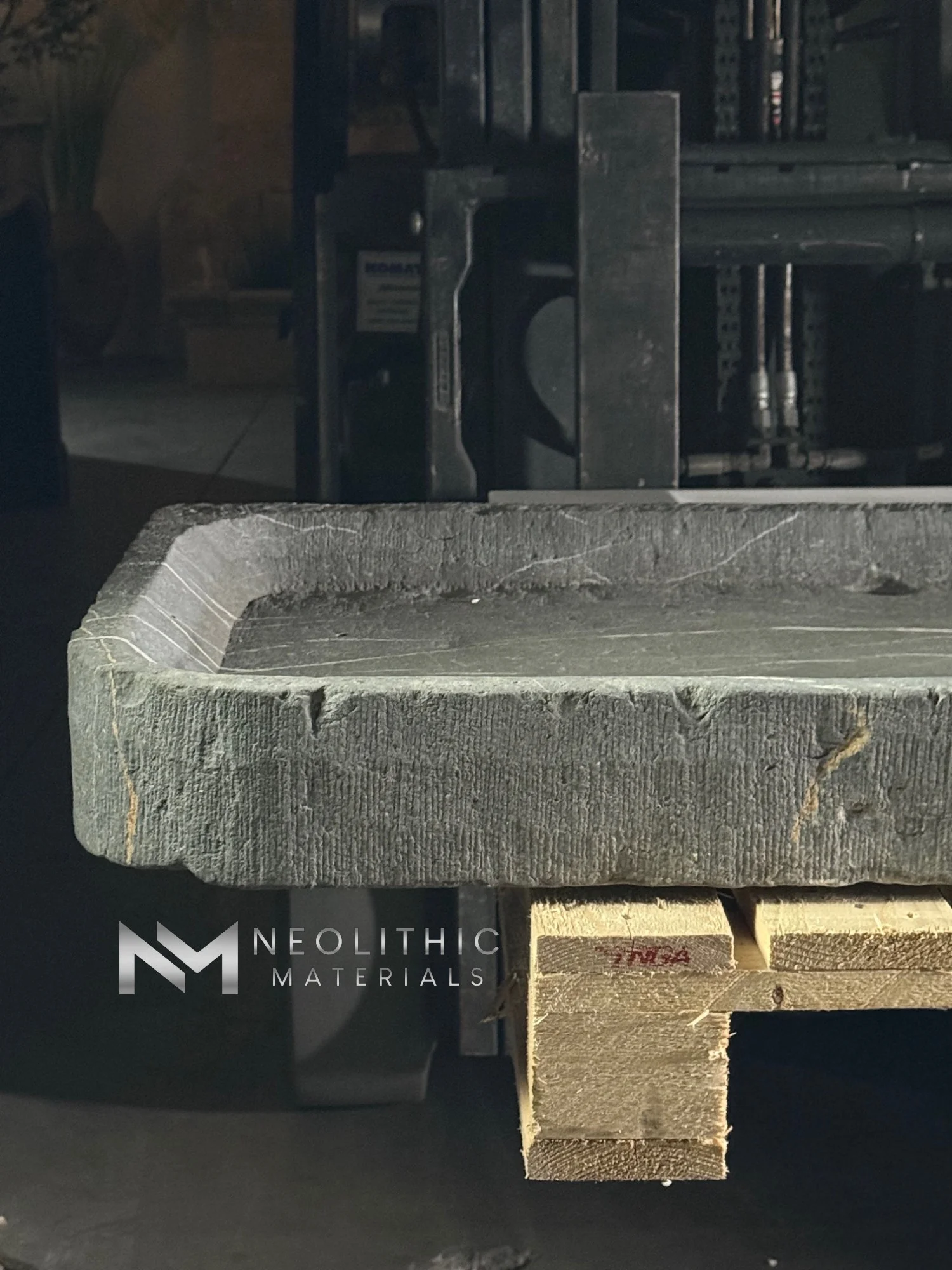 Antique Belgian Bluestone Sink - Image 5